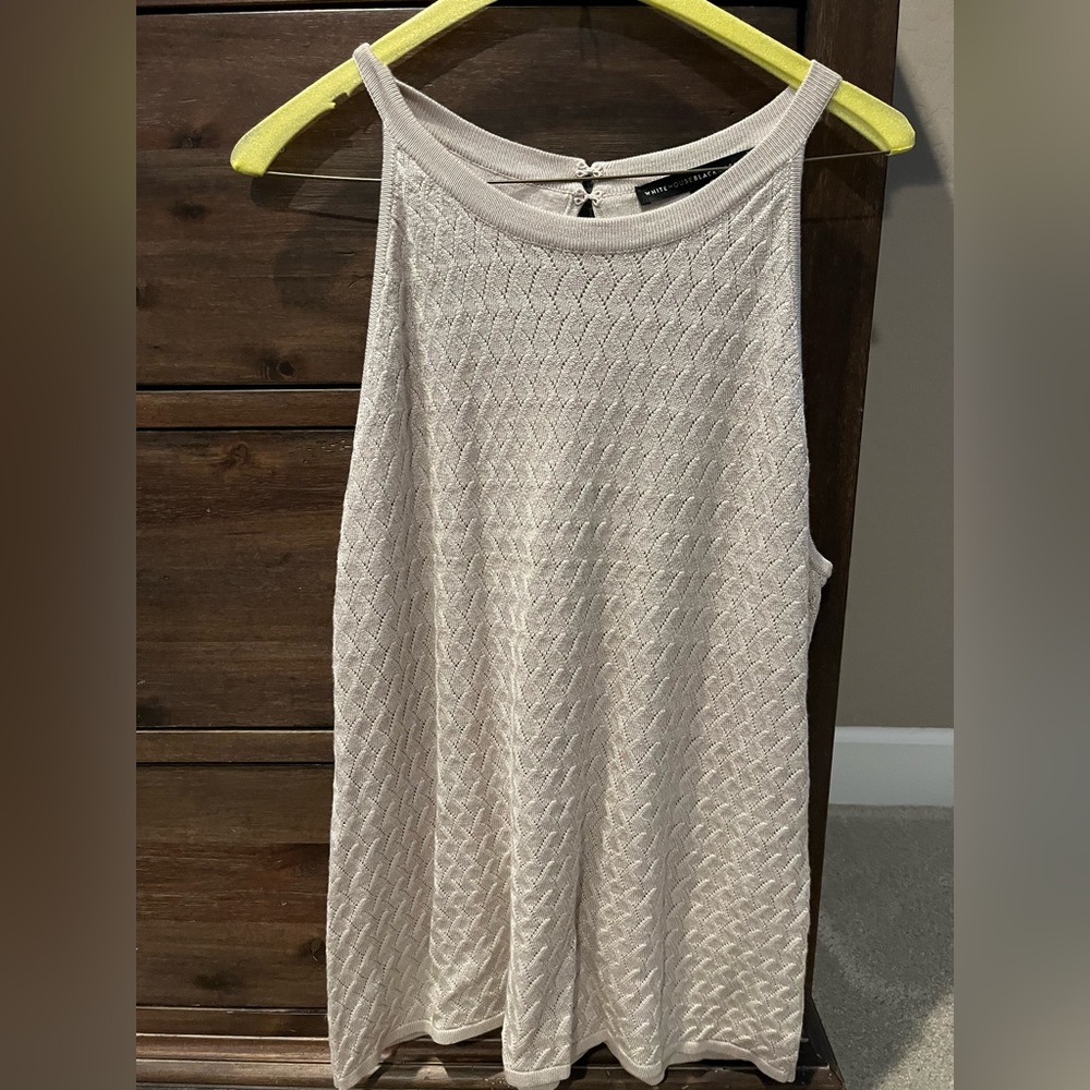White House/Black Market sweater tank. Large.